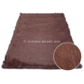 Tapis de tapis de fourrure en imitation